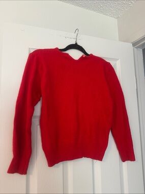 Classic Red Women's Crewneck Sweater